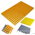 FRP Molded Grating Crey Color com superfície côncava